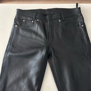 Custom leather pants